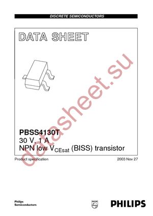 PBSS4130T,215 datasheet  